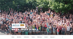 Desktop Screenshot of max-klinger-schule.de